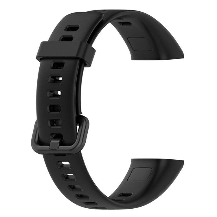 Vildt Slidstærk Silikone Rem passer til Huawei Watch 4 - Sort#serie_3