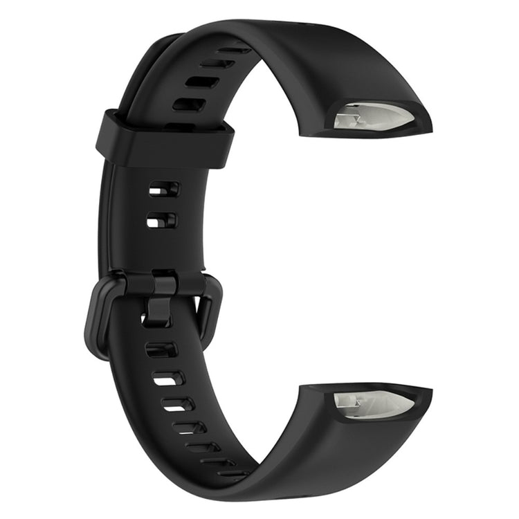 Vildt Slidstærk Silikone Rem passer til Huawei Watch 4 - Sort#serie_3