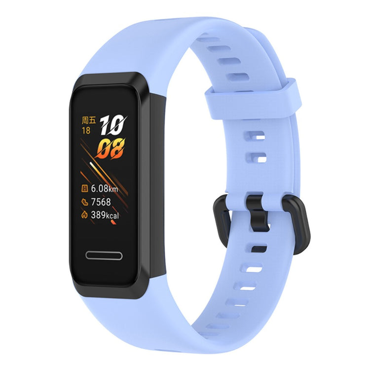 Vildt Slidstærk Silikone Rem passer til Huawei Watch 4 - Blå#serie_7