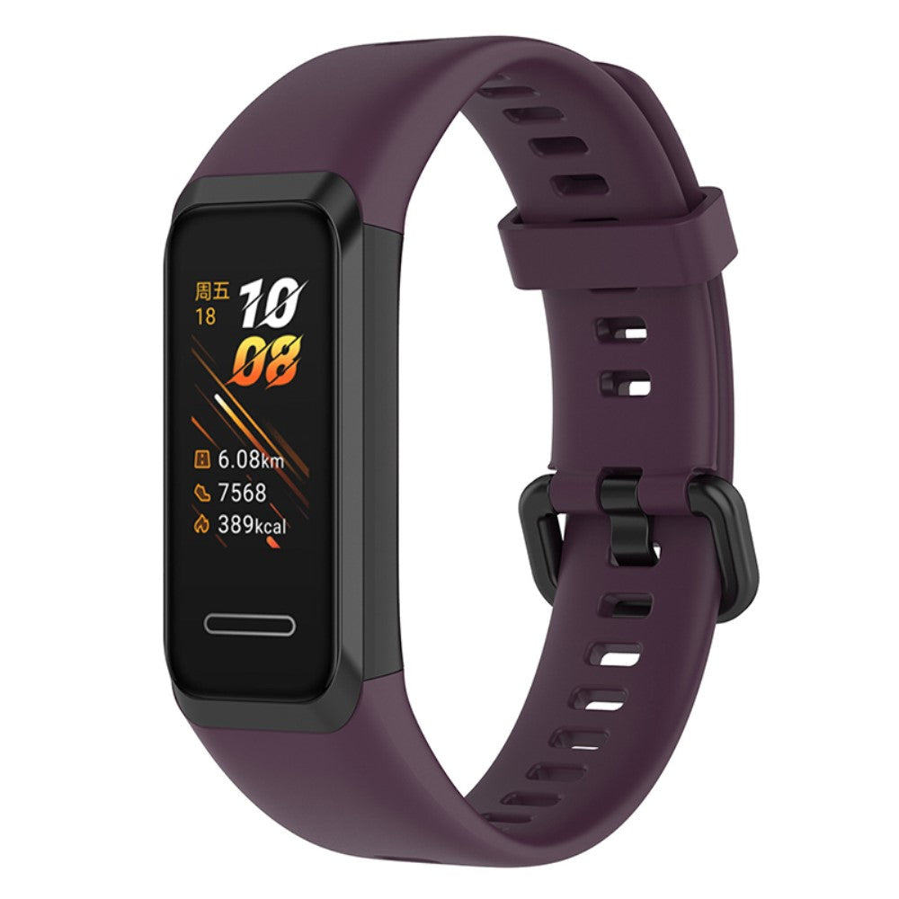 Vildt Slidstærk Silikone Rem passer til Huawei Watch 4 - Pink#serie_8