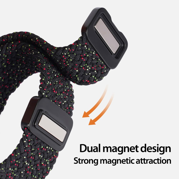 Udsøgt Nylon Universal Rem passer til Apple Smartwatch - Sort#serie_1