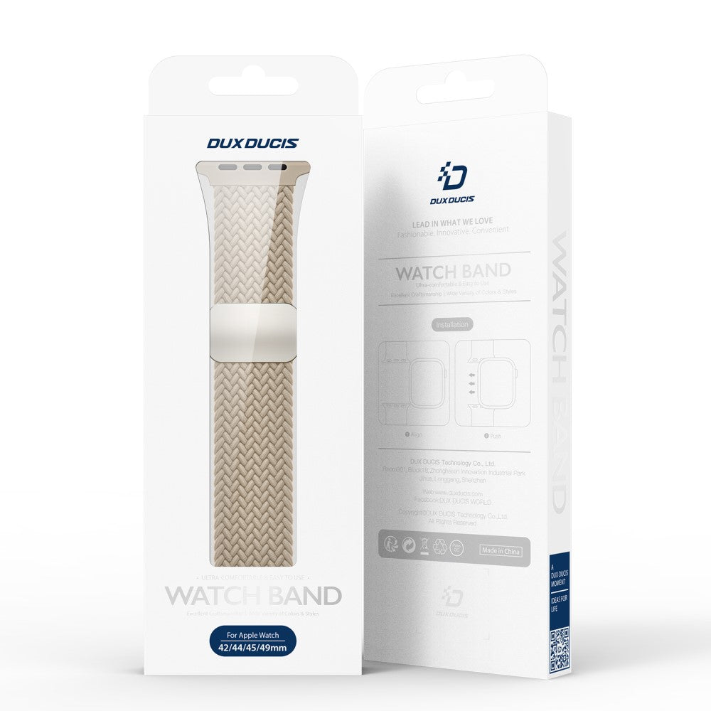 Udsøgt Nylon Universal Rem passer til Apple Smartwatch - Brun#serie_2