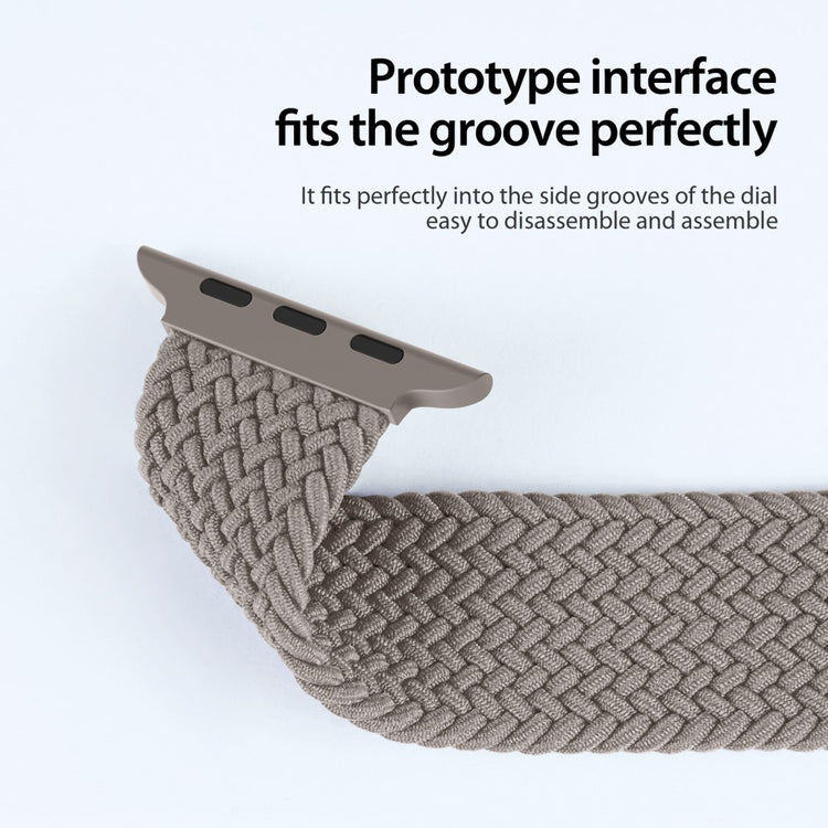 Udsøgt Nylon Universal Rem passer til Apple Smartwatch - Sølv#serie_3