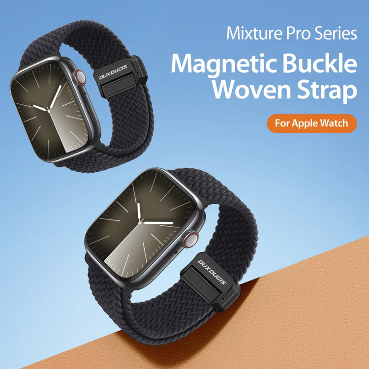Udsøgt Nylon Universal Rem passer til Apple Smartwatch - Sort#serie_5