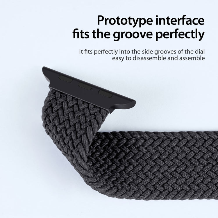 Udsøgt Nylon Universal Rem passer til Apple Smartwatch - Sort#serie_5