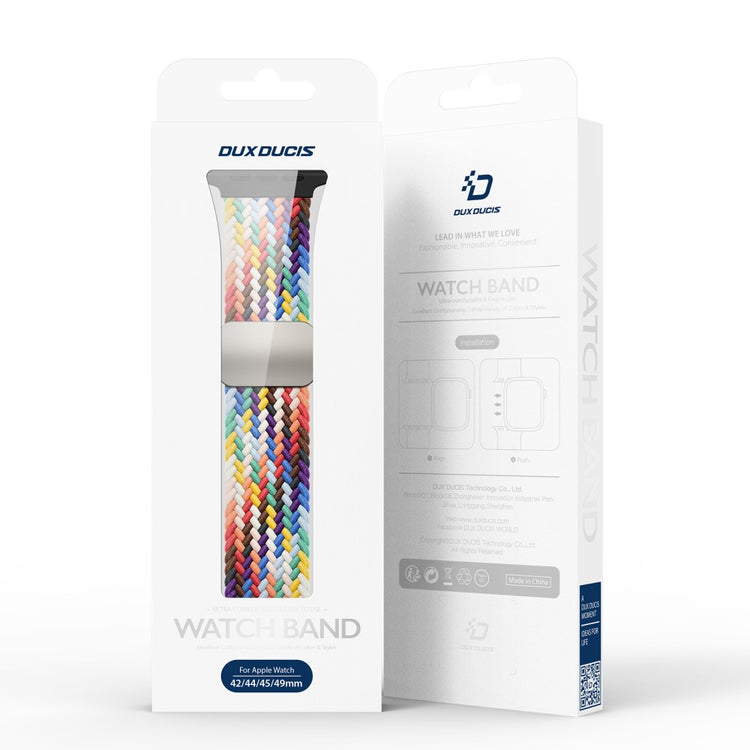 DUX DUCIS Apple Watch Ultra Ultra 2 49mm / 9 8 7 45mm / 6 5 4 SE (2023) SE (2022) SE 44mm / 3 2 1 42mm Watch Band - Rainbow#serie_6