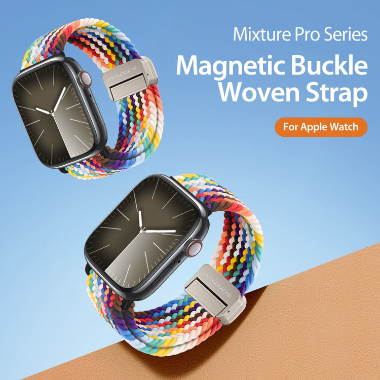 Udsøgt Nylon Universal Rem passer til Apple Smartwatch - Flerfarvet#serie_6