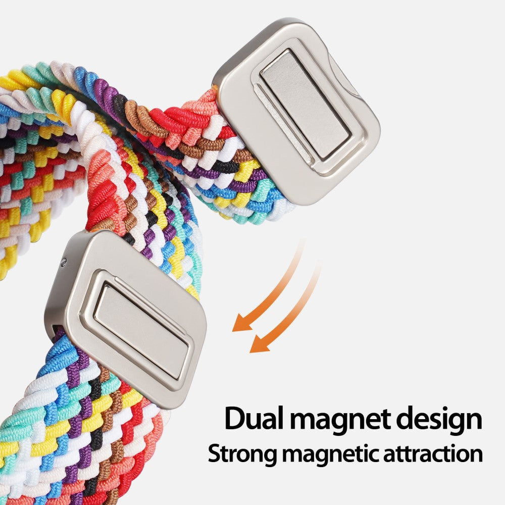 Udsøgt Nylon Universal Rem passer til Apple Smartwatch - Flerfarvet#serie_6
