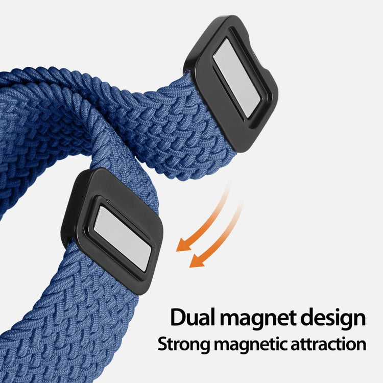 Udsøgt Nylon Universal Rem passer til Apple Smartwatch - Blå#serie_7
