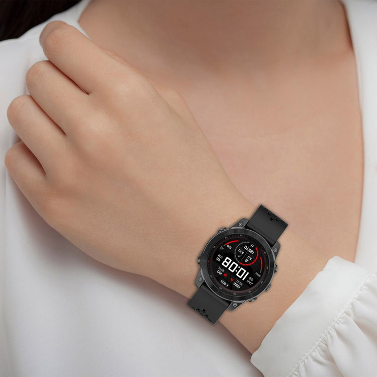 Helt Vildt Godt Silikone Universal Rem passer til Smartwatch - Gul#serie_5