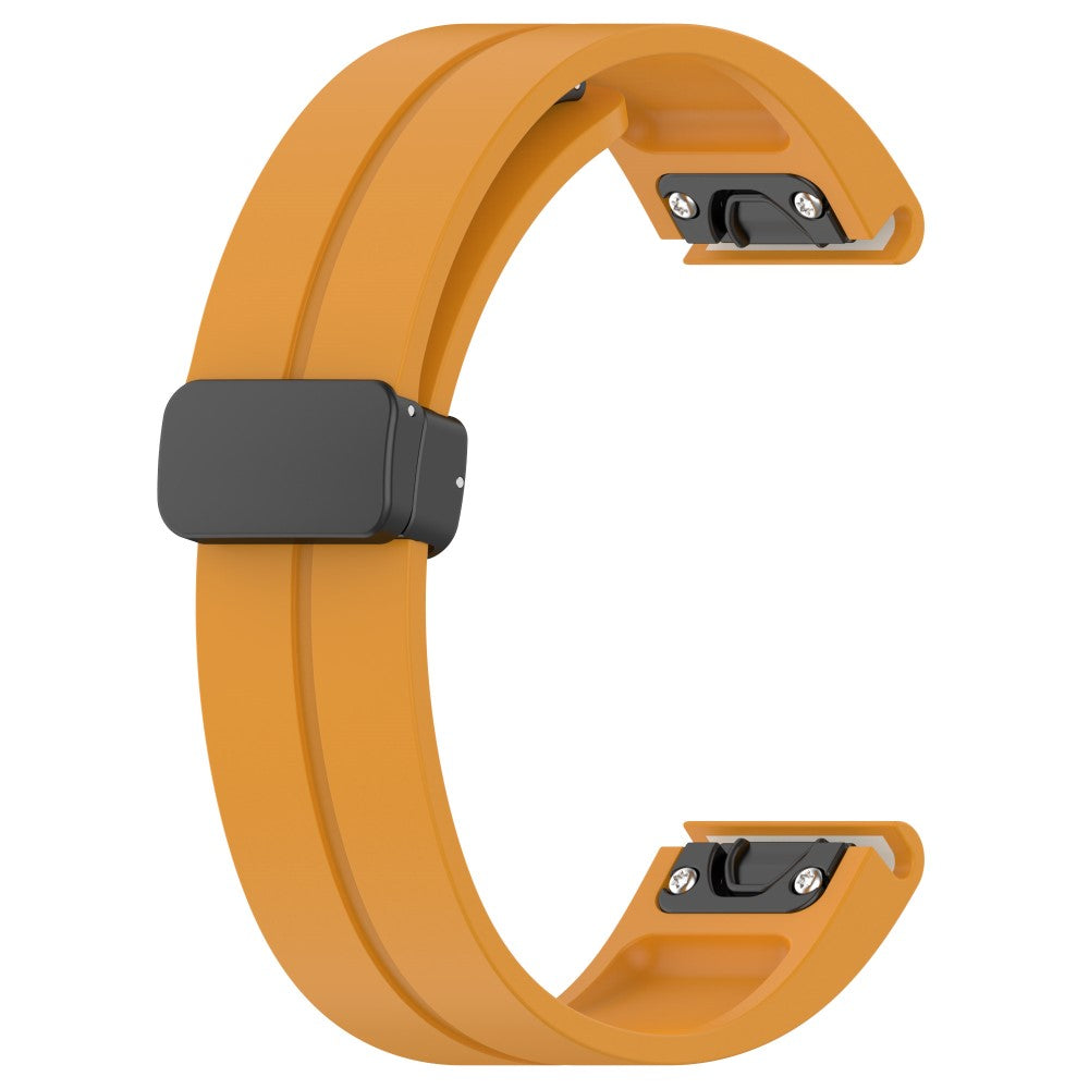 Fremragende Silikone Universal Rem passer til Smartwatch - Gul#serie_2