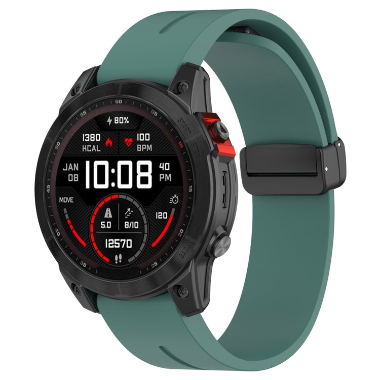 Fremragende Silikone Universal Rem passer til Smartwatch - Grøn#serie_5