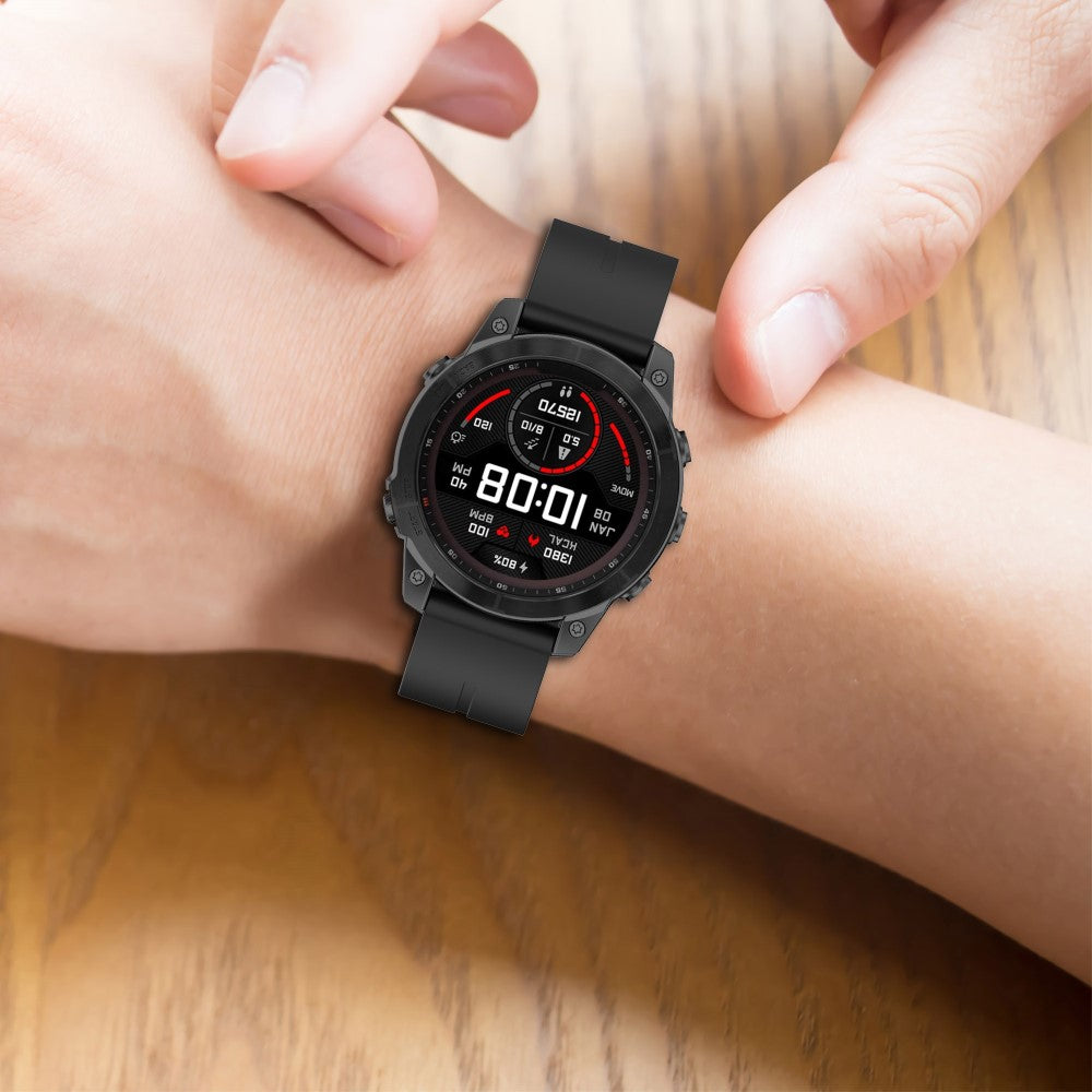 Fremragende Silikone Universal Rem passer til Smartwatch - Blå#serie_6