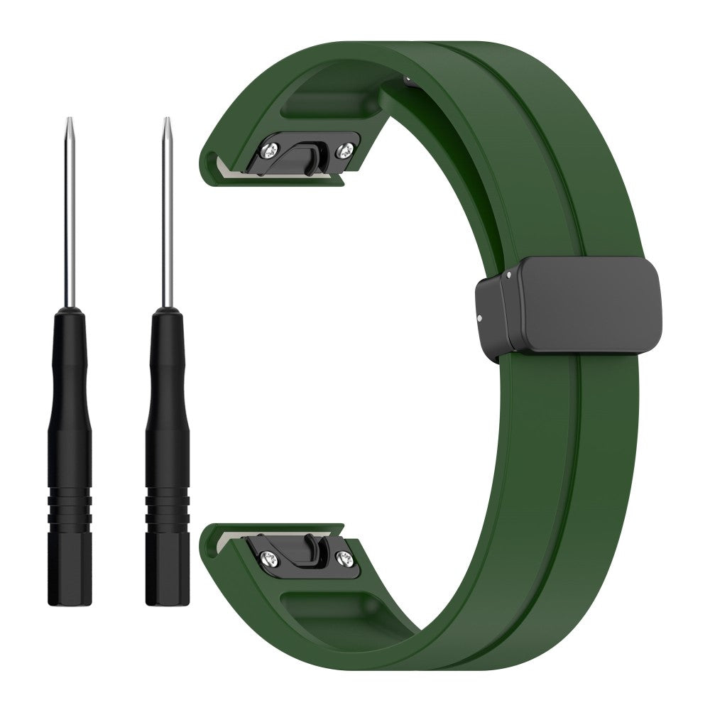 Fremragende Silikone Universal Rem passer til Smartwatch - Grøn#serie_9