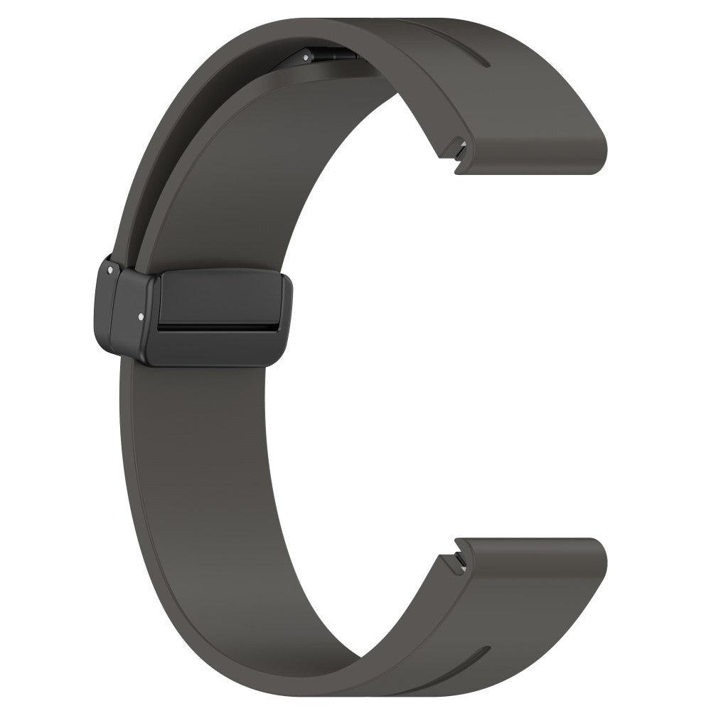 Fremragende Silikone Universal Rem passer til Smartwatch - Sølv#serie_10