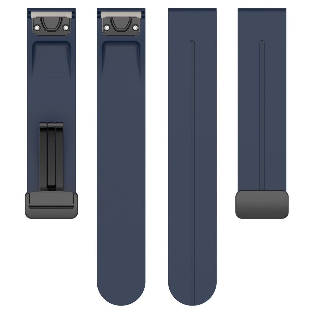 Fremragende Silikone Universal Rem passer til Smartwatch - Blå#serie_11