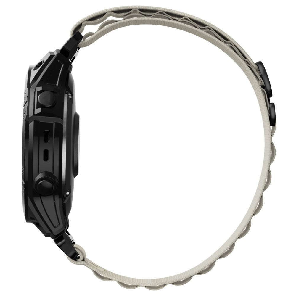 Garmin Fenix 7X / 7X Solar / Tactix 7 Pro Nylon Watch Band Adjustable 26mm Quick Release Wrist Strap - Orange#serie_3