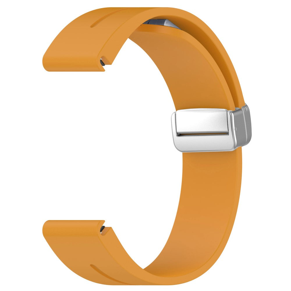 Super Godt Silikone Universal Rem passer til Smartwatch - Gul#serie_2
