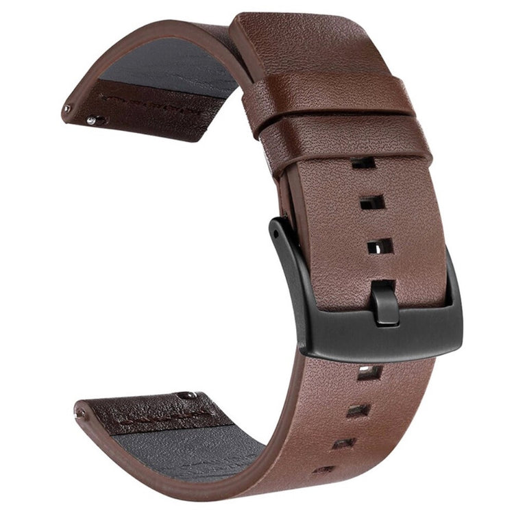 Sejt Kunstlæder Universal Rem passer til Smartwatch - Brun#serie_3