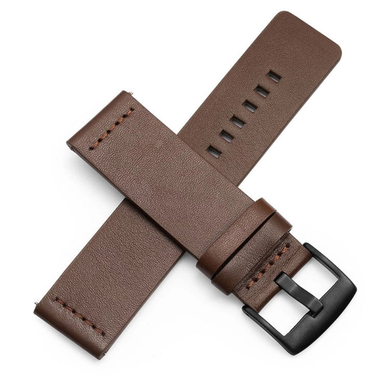 Sejt Kunstlæder Universal Rem passer til Smartwatch - Brun#serie_3