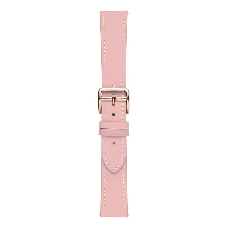 Rigtigt Pænt Kunstlæder Universal Rem passer til Smartwatch - Pink#serie_3