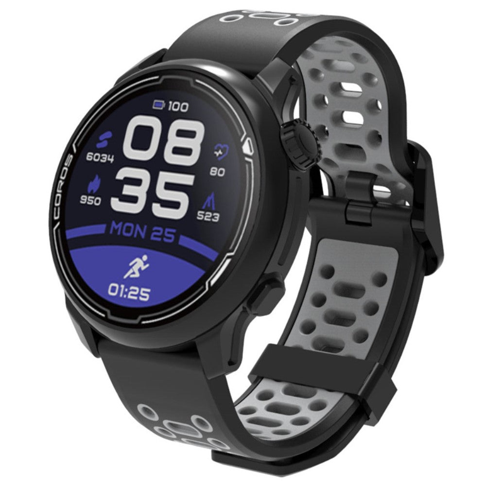 Helt Vildt Holdbart Silikone Universal Rem passer til Smartwatch - Sort#serie_1