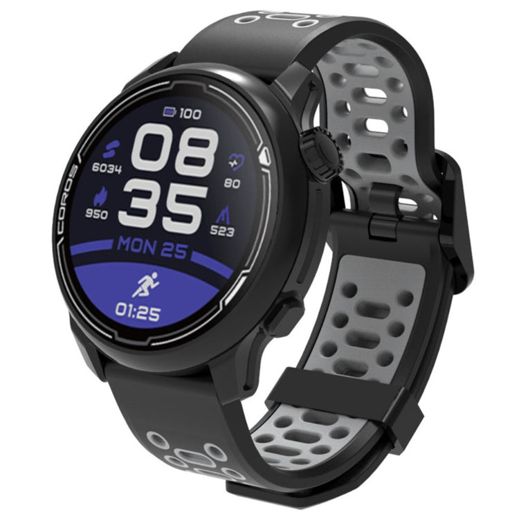 Helt Vildt Holdbart Silikone Universal Rem passer til Smartwatch - Sort#serie_1