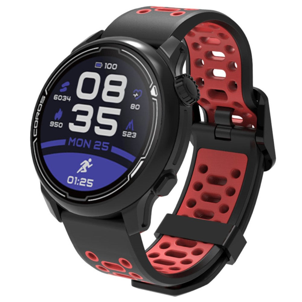 Rigtigt Pænt Silikone Universal Rem passer til Smartwatch - Rød#serie_3