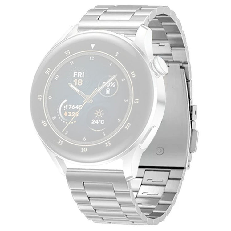 Huawei Watch GT4 46mm / GT3 46mm / GT2 46mm Watch Strap 3 Beads Titanium Steel 22mm Wrist Band - Silver#serie_3