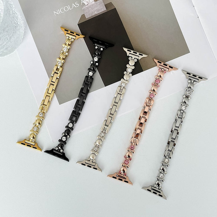 Apple Watch 49mm / 45mm / 44mm / 42mm Watch Band Rhinestone Wrist Strap - Starlight#serie_4