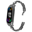 Xiaomi Mi Band 5 / 6 Metal Bracelet Rhinestones Decor Wristband Strap