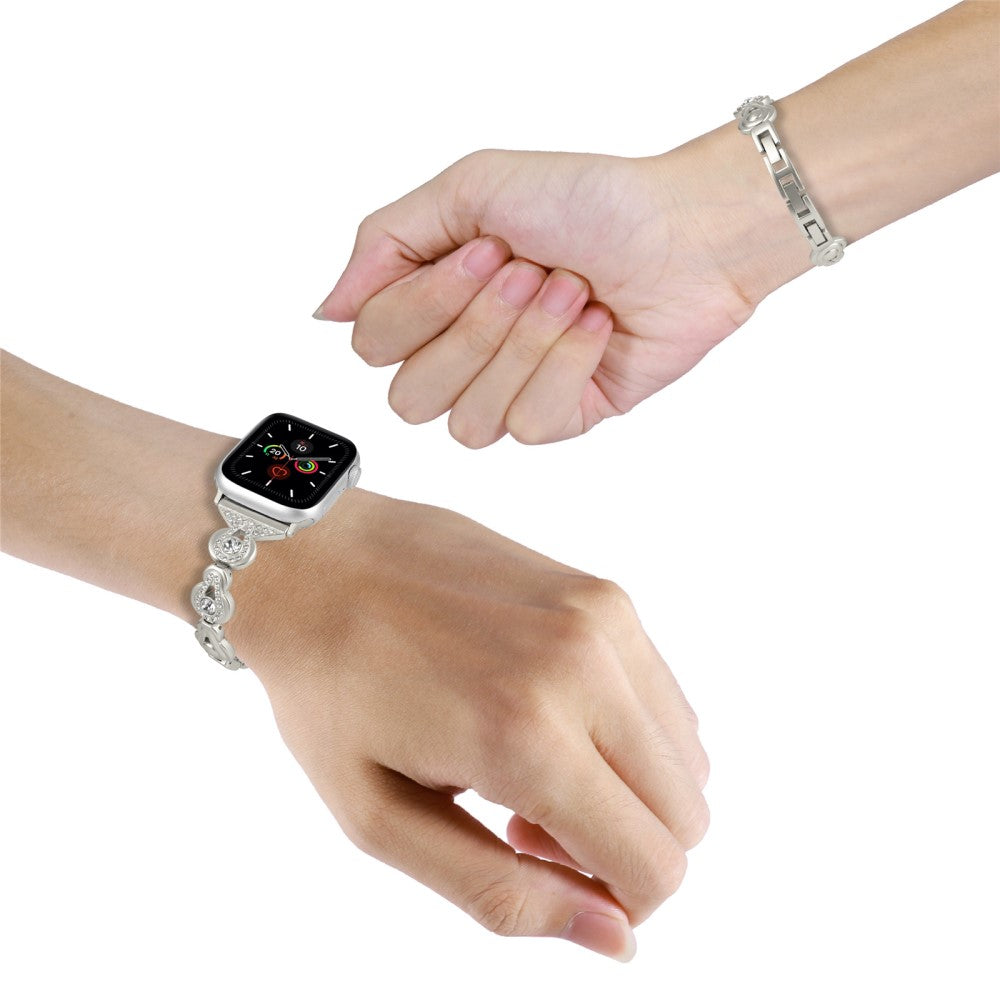 Apple Watch 49mm / 45mm / 44mm / 42mm Watch Band Rhinestone Decor Bracelet - Starlight#serie_4