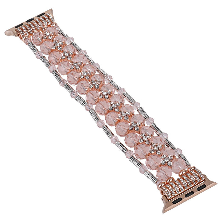 Meget Fint Silikone Universal Rem passer til Apple Smartwatch - Pink#serie_3