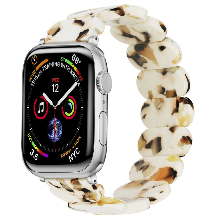 Watch Band Apple Watch Ultra 2 Ultra 49mm / 45mm / 44mm / 42mm Elastic Resin Strap - Nougat#serie_15