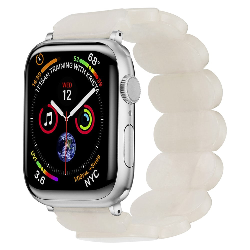 Watch Band Apple Watch Ultra 2 Ultra 49mm / 45mm / 44mm / 42mm Elastic Resin Strap - Light Pink#serie_16