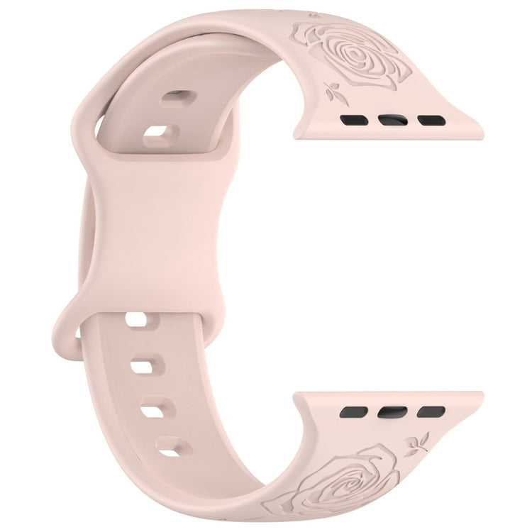 Holdbart Silikone Universal Rem passer til Apple Smartwatch - Pink#serie_1