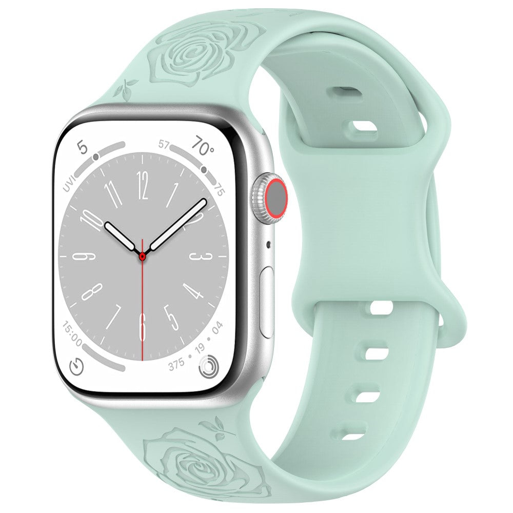 Holdbart Silikone Universal Rem passer til Apple Smartwatch - Grøn#serie_4
