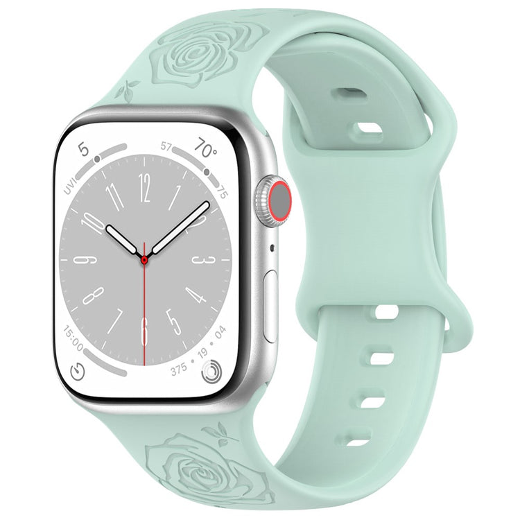 Holdbart Silikone Universal Rem passer til Apple Smartwatch - Grøn#serie_4