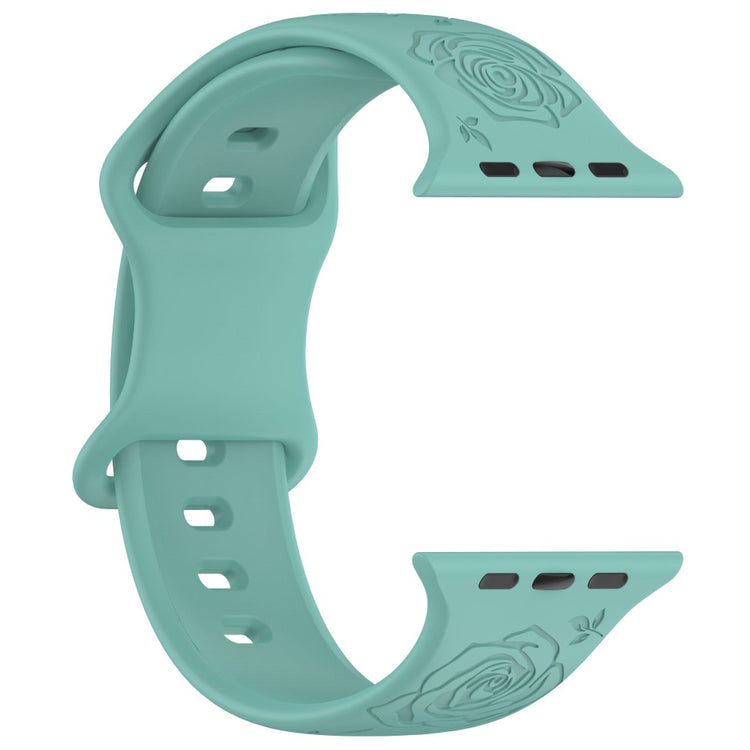 Holdbart Silikone Universal Rem passer til Apple Smartwatch - Grøn#serie_14