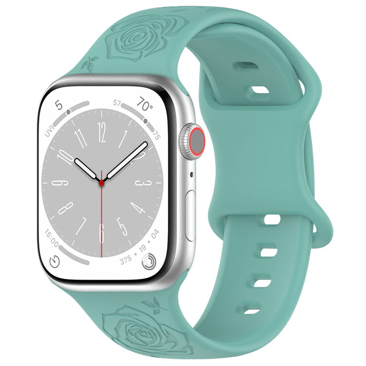 Holdbart Silikone Universal Rem passer til Apple Smartwatch - Grøn#serie_14