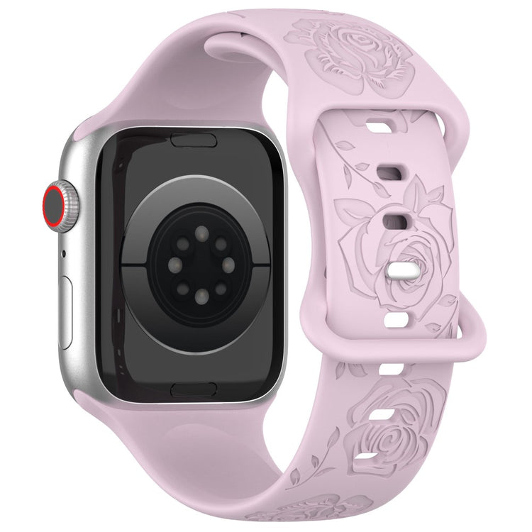Holdbart Silikone Universal Rem passer til Apple Smartwatch - Lilla#serie_16