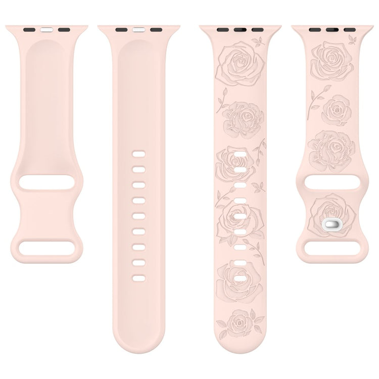 Holdbart Silikone Universal Rem passer til Apple Smartwatch - Lilla#serie_16