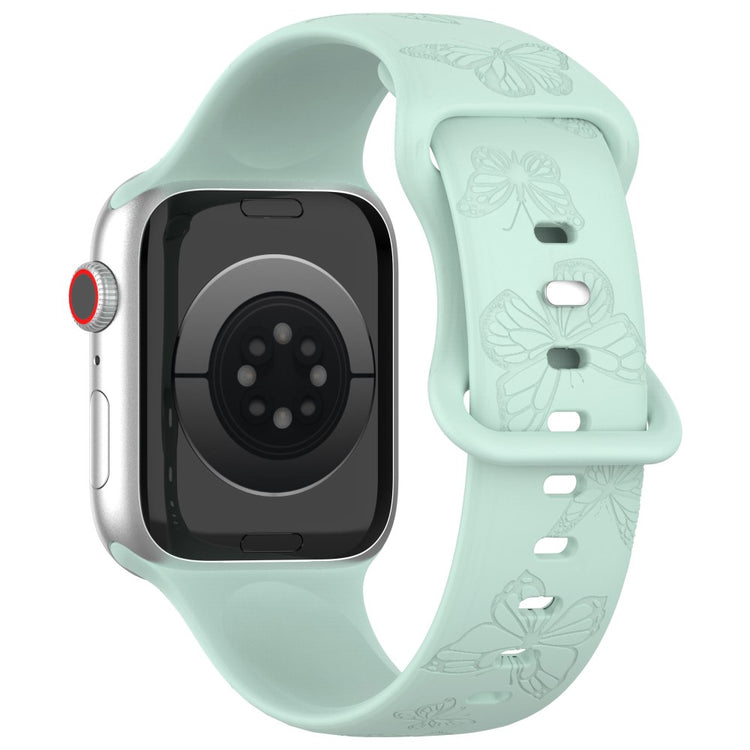 Vildt Godt Silikone Universal Rem passer til Apple Smartwatch - Grøn#serie_4