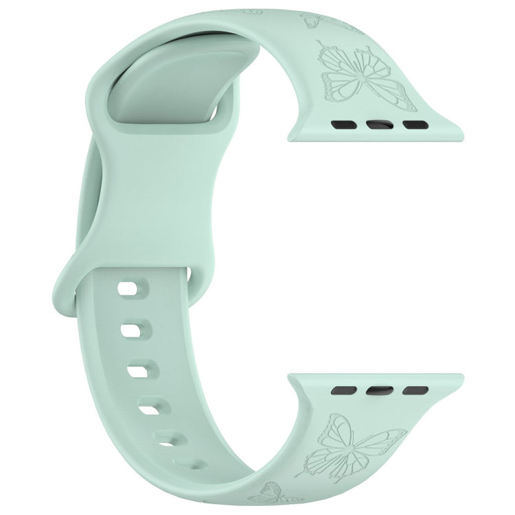 Vildt Godt Silikone Universal Rem passer til Apple Smartwatch - Grøn#serie_4