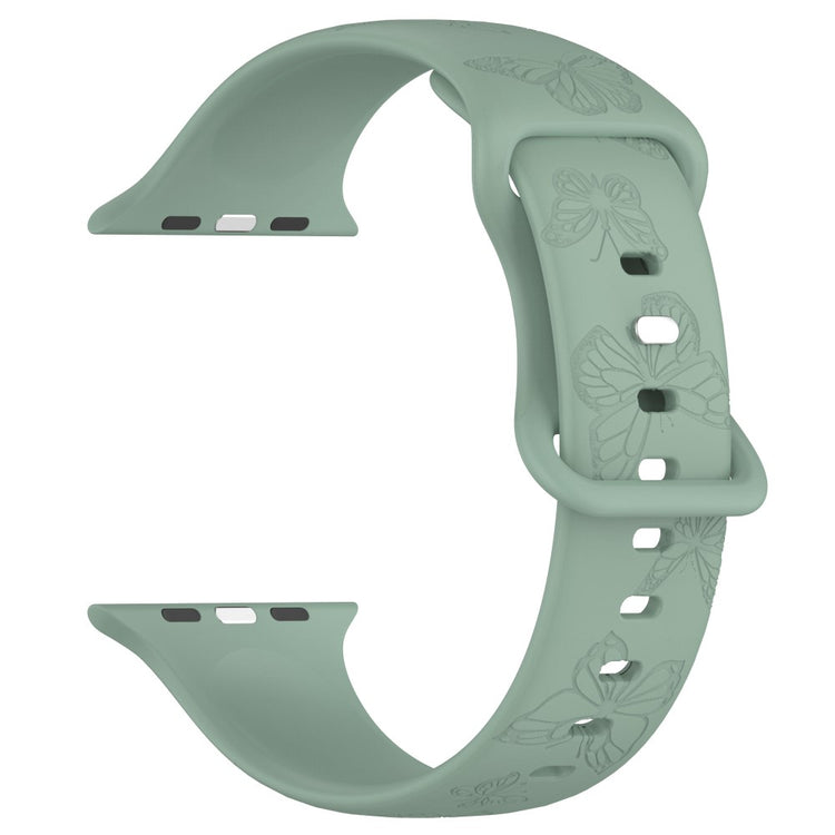 Vildt Godt Silikone Universal Rem passer til Apple Smartwatch - Grøn#serie_5