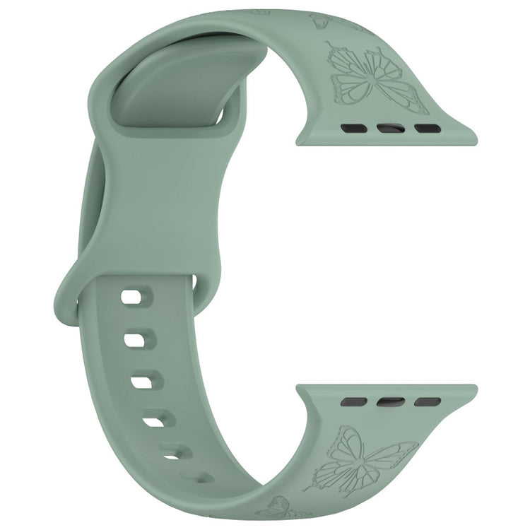 Vildt Godt Silikone Universal Rem passer til Apple Smartwatch - Grøn#serie_5