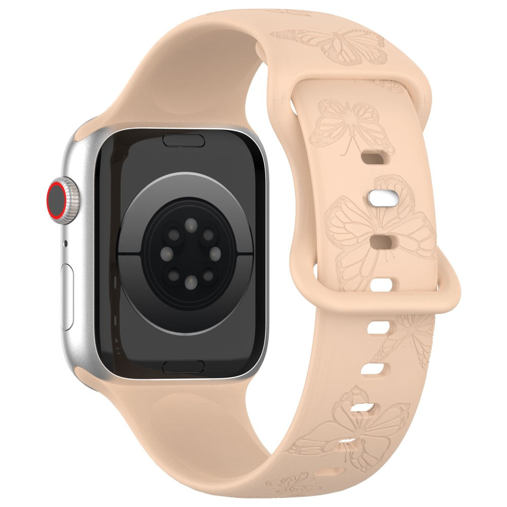 Vildt Godt Silikone Universal Rem passer til Apple Smartwatch - Brun#serie_9