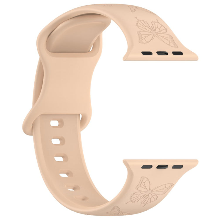 Vildt Godt Silikone Universal Rem passer til Apple Smartwatch - Brun#serie_9