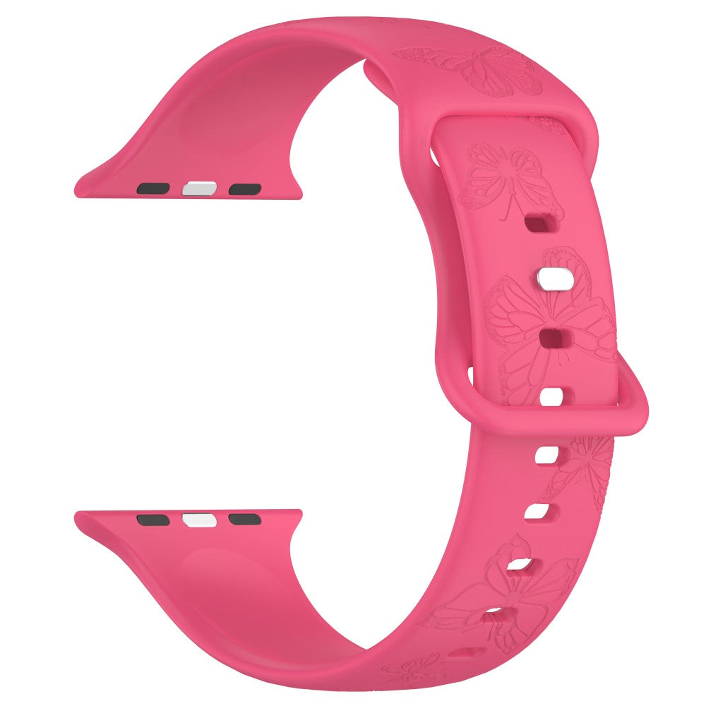 Vildt Godt Silikone Universal Rem passer til Apple Smartwatch - Pink#serie_13
