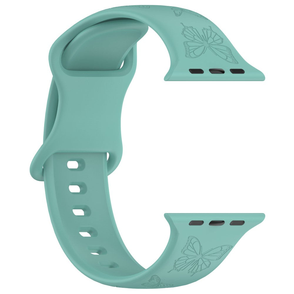 Vildt Godt Silikone Universal Rem passer til Apple Smartwatch - Grøn#serie_14